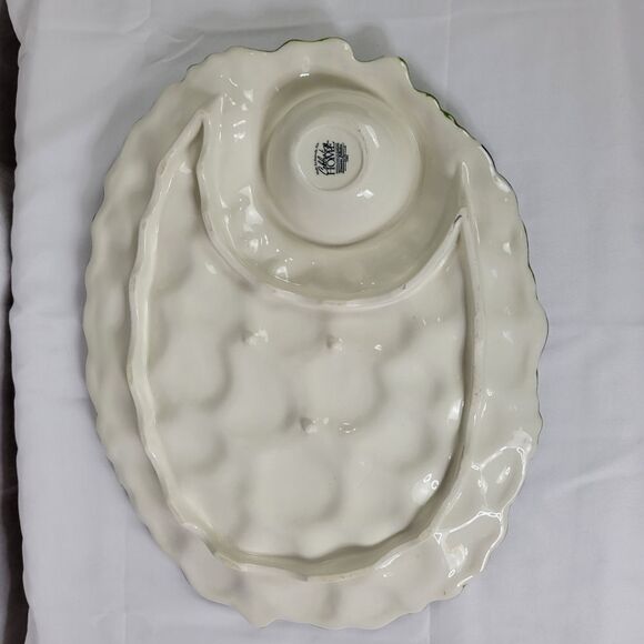 Celebrating Home‎ Stoneware Collection Chip & Dip Grape Platter - Picture 7 of 7